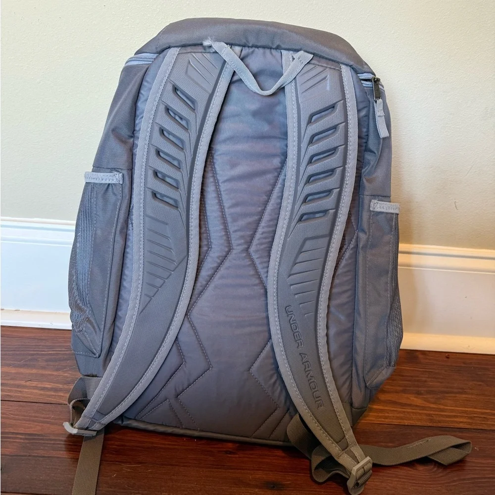 Under Armour Team Undeniable Gray Padded Front Compartment Backpack- 31L